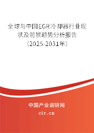 全球與中國EGR冷卻器行業(yè)現(xiàn)狀及前景趨勢分析報告（2025-2031年）