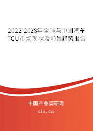 2022-2028年全球與中國汽車TCU市場現(xiàn)狀及前景趨勢報告