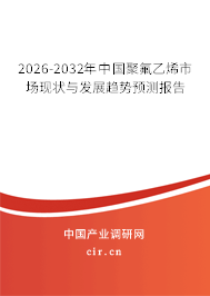 2026-2032年中國(guó)聚氟乙烯市場(chǎng)現(xiàn)狀與發(fā)展趨勢(shì)預(yù)測(cè)報(bào)告