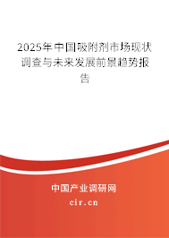 2025年中國吸附劑市場現(xiàn)狀調(diào)查與未來發(fā)展前景趨勢報告