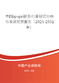 中國ipvpn服務(wù)行業(yè)研究分析與發(fā)展前景報告（2025-2031年）