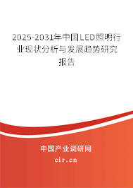 2025-2031年中國(guó)LED照明行業(yè)現(xiàn)狀分析與發(fā)展趨勢(shì)研究報(bào)告