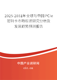 2025-2031年全球與中國(guó)PCIe密碼卡市場(chǎng)現(xiàn)狀研究分析及發(fā)展趨勢(shì)預(yù)測(cè)報(bào)告