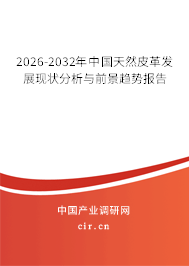 2026-2032年中國天然皮革發(fā)展現(xiàn)狀分析與前景趨勢報(bào)告