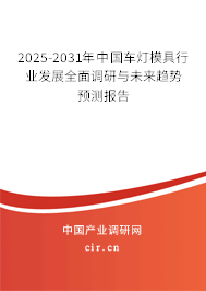 2025-2031年中國車燈模具行業(yè)發(fā)展全面調(diào)研與未來趨勢預(yù)測報(bào)告