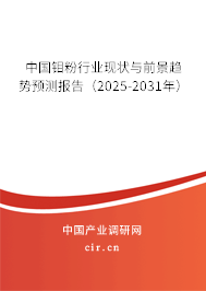 中國鉬粉行業(yè)現(xiàn)狀與前景趨勢預(yù)測報(bào)告（2025-2031年）