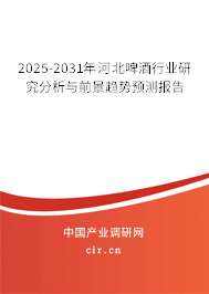 2025-2031年河北啤酒行業(yè)研究分析與前景趨勢預測報告