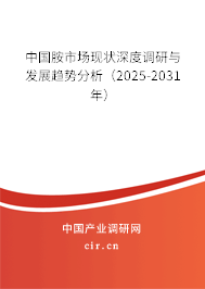中國胺市場現(xiàn)狀深度調(diào)研與發(fā)展趨勢分析（2025-2031年）