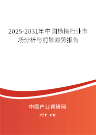2025-2031年中國楊梅行業(yè)市場分析與前景趨勢報告