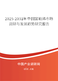 2025-2031年中國(guó)富勒烯市場(chǎng)調(diào)研與發(fā)展趨勢(shì)研究報(bào)告