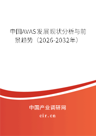 中國(guó)AVAS發(fā)展現(xiàn)狀分析與前景趨勢(shì)（2026-2032年）