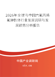 2026年全球與中國六氟丙烯氟彈性體行業(yè)發(fā)展調(diào)研與發(fā)展趨勢分析報告