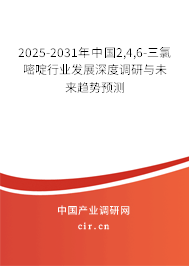 2025-2031年中國2,4,6-三氯嘧啶行業(yè)發(fā)展深度調(diào)研與未來趨勢預(yù)測