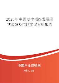 2026年中國(guó)功率插座發(fā)展現(xiàn)狀調(diào)研及市場(chǎng)前景分析報(bào)告 2026年中國(guó)功率插座發(fā)展現(xiàn)狀調(diào)研及市場(chǎng)前景分析報(bào)告