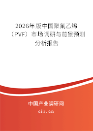 2026年版中國聚氟乙烯（PVF）市場調(diào)研與前景預(yù)測分析報(bào)告