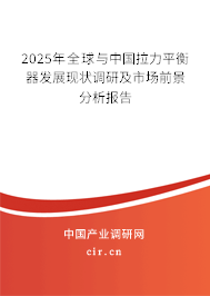 2025年全球與中國拉力平衡器發(fā)展現(xiàn)狀調(diào)研及市場前景分析報告