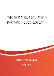 中國隔膜泵市場現(xiàn)狀與前景趨勢報(bào)告（2025-2031年）