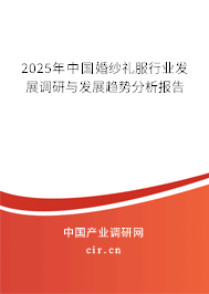 2025年中國婚紗禮服行業(yè)發(fā)展調(diào)研與發(fā)展趨勢分析報告
