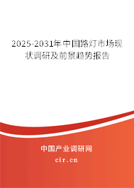 2025-2031年中國(guó)路燈市場(chǎng)現(xiàn)狀調(diào)研及前景趨勢(shì)報(bào)告
