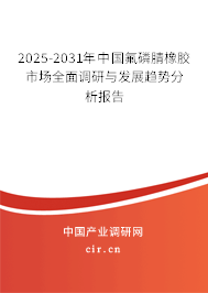 2025-2031年中國(guó)氟磷腈橡膠市場(chǎng)全面調(diào)研與發(fā)展趨勢(shì)分析報(bào)告