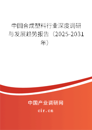 中國合成塑料行業(yè)深度調(diào)研與發(fā)展趨勢報告（2025-2031年）