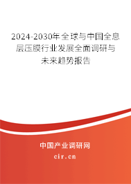 2024-2030年全球與中國(guó)全息層壓膜行業(yè)發(fā)展全面調(diào)研與未來(lái)趨勢(shì)報(bào)告
