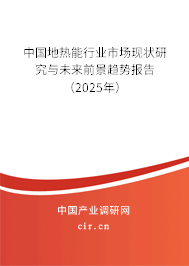 中國地?zé)崮苄袠I(yè)市場現(xiàn)狀研究與未來前景趨勢報告（2025年）