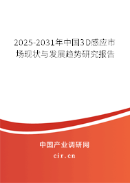 2025-2031年中國3D感應(yīng)市場現(xiàn)狀與發(fā)展趨勢研究報告
