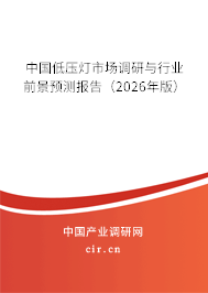 中國低壓燈市場調(diào)研與行業(yè)前景預(yù)測報(bào)告（2026年版）