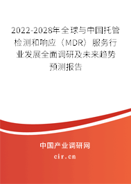 2022-2028年全球與中國托管檢測和響應(yīng)（MDR）服務(wù)行業(yè)發(fā)展全面調(diào)研及未來趨勢預(yù)測報告