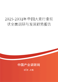 2025-2031年中國大麥行業(yè)現(xiàn)狀全面調(diào)研與發(fā)展趨勢報(bào)告