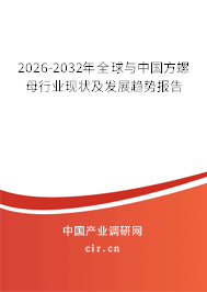 2026-2032年全球與中國方螺母行業(yè)現(xiàn)狀及發(fā)展趨勢(shì)報(bào)告