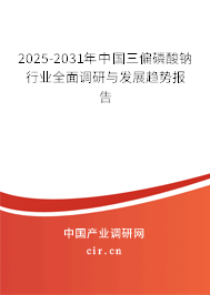 2025-2031年中國三偏磷酸鈉行業(yè)全面調(diào)研與發(fā)展趨勢報告