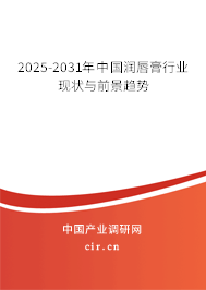 2025-2031年中國潤唇膏行業(yè)現(xiàn)狀與前景趨勢