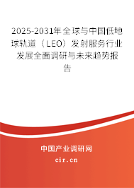 2025-2031年全球與中國低地球軌道（LEO）發(fā)射服務(wù)行業(yè)發(fā)展全面調(diào)研與未來趨勢(shì)報(bào)告