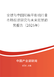 全球與中國輪胎平衡機行業(yè)市場現(xiàn)狀研究與未來前景趨勢報告（2025年）