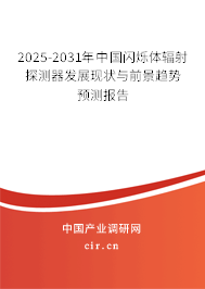 2025-2031年中國閃爍體輻射探測(cè)器發(fā)展現(xiàn)狀與前景趨勢(shì)預(yù)測(cè)報(bào)告
