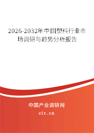 2026-2032年中國塑料行業(yè)市場調(diào)研與趨勢分析報告