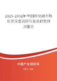 2025-2031年中國(guó)碳化硼市場(chǎng)現(xiàn)狀深度調(diào)研與發(fā)展趨勢(shì)預(yù)測(cè)報(bào)告