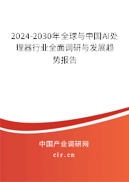 2024-2030年全球與中國AI處理器行業(yè)全面調研與發(fā)展趨勢報告