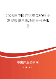 2025年中國IT運維O2O行業(yè)發(fā)展調(diào)研與市場前景分析報告