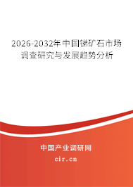 2026-2032年中國(guó)銻礦石市場(chǎng)調(diào)查研究與發(fā)展趨勢(shì)分析