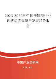2023-2029年中國(guó)呋喃酮行業(yè)現(xiàn)狀深度調(diào)研與發(fā)展趨勢(shì)報(bào)告