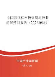 中國眼鏡框市場調(diào)研與行業(yè)前景預(yù)測報(bào)告（2025年版）