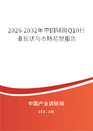 2026-2032年中國輔酶Q10行業(yè)現(xiàn)狀與市場(chǎng)前景報(bào)告