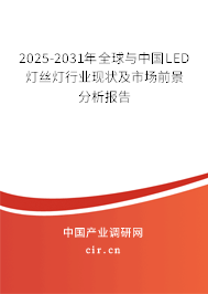 2025-2031年全球與中國LED燈絲燈行業(yè)現(xiàn)狀及市場前景分析報告