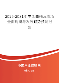 2025-2031年中國曲軸瓦市場全面調(diào)研與發(fā)展趨勢預(yù)測報告