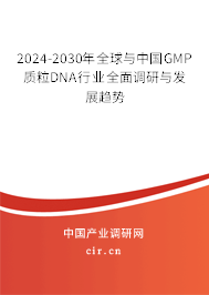 2024-2030年全球與中國GMP質(zhì)粒DNA行業(yè)全面調(diào)研與發(fā)展趨勢