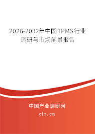 2026-2032年中國(guó)TPMS行業(yè)調(diào)研與市場(chǎng)前景報(bào)告
