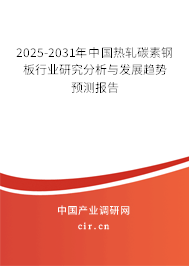 2025-2031年中國熱軋?zhí)妓劁摪逍袠I(yè)研究分析與發(fā)展趨勢預(yù)測報(bào)告